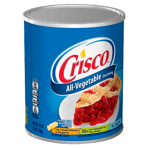 CRISCO REGULAR ALL VEGETABLE SHORTENING / 48 OZ Brooklyn Fare