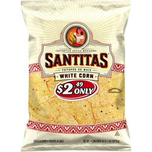 Santitas White Corn Tortilla Chips 11 Oz Brooklyn Fare 0361