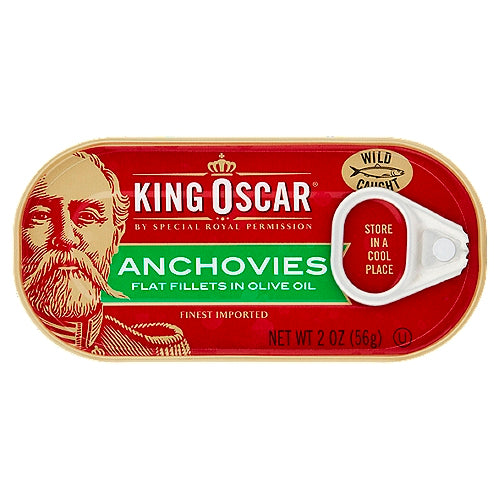 KING OSCAR ANCHOVIES FLAT / 2 OZ Brooklyn Fare