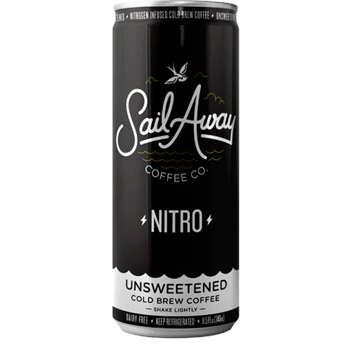 SAIL AWAY NITRO UNSWEETENED COFFEE / 11.5 OZ Brooklyn Fare