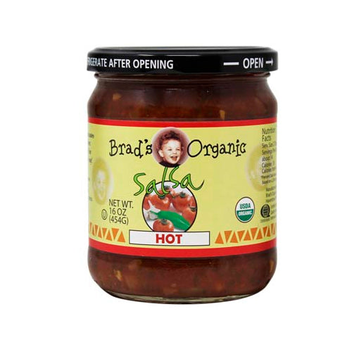 BRAD'S ORGANIC SALSA HOT / 16 OZ Brooklyn Fare