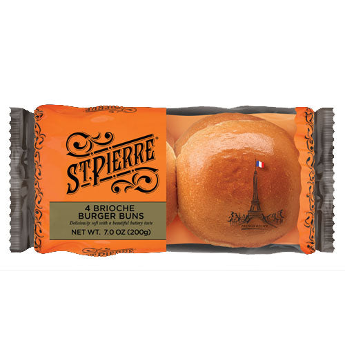 ST. PIERRE BRIOCHE HAMBURGER BUNS / 7 OZ Brooklyn Fare