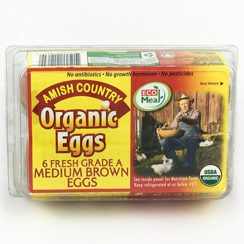 ORG MED BRWN EGG / 0.5 DOZEN Brooklyn Fare