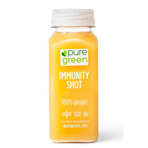 Pure Green Immunity Shot 100 Ginger 2 Oz Brooklyn Fare