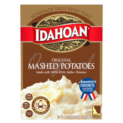 Idahoan instant 2025 loaded mashed potatoes