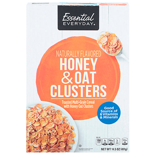 ESSENTIAL EVERYDAY HONEY OAT CLUSTERS CEREAL / 14.5 OZ