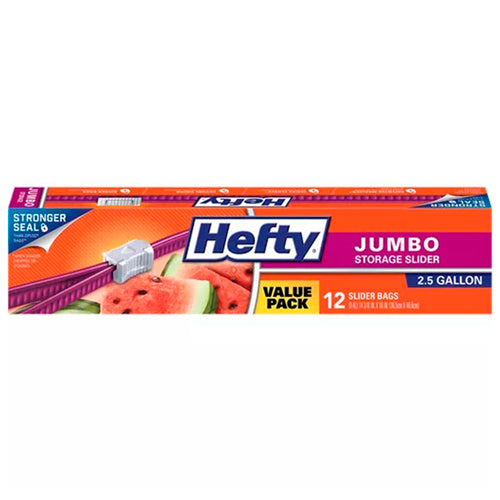 Hefty Storage Baggies, Gallon, 50 Ct