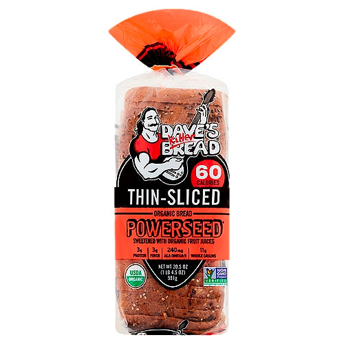 DAVE KILLER BREAD THIN-SLICED POWERSEED ORGANIC BREAD / 20.5
