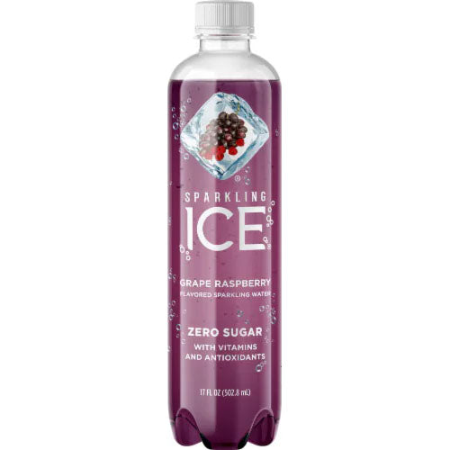Grape Raspberry Water SPARKLING ICE GRAPE RASPBERRY SPARKLING WATER / 17 FL OZ – Brooklyn Fare