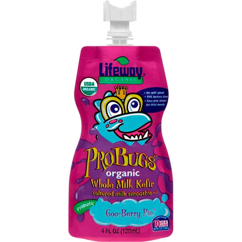 Probugs LIFEWAY PROBUGS WHOLE MILK GOO BERRRY KEFIR / 14 FL OZ – Brooklyn Fare