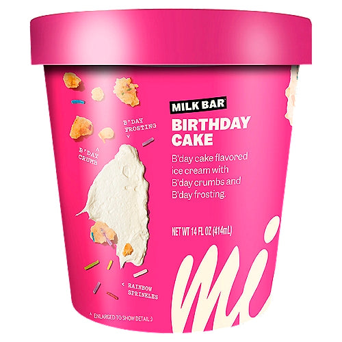 Milk Bar Ice Cream, Cereal Milk - 14 fl oz