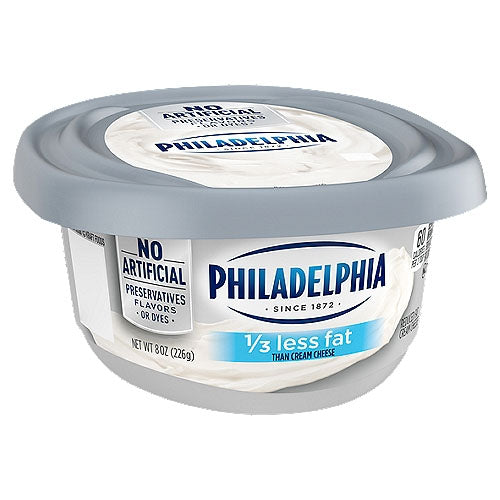 PHILADELPHIA 1/3 LESS FAT SOFT CREAM CHEESE / 8 OZ – Brooklyn Fare