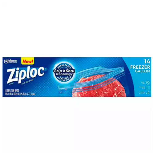 Ziploc® Gallon Freezer Bags, 14 ct - Ralphs