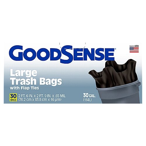 Glad Twist-Tie Small 4 Gallon Trash Bags 30 ea