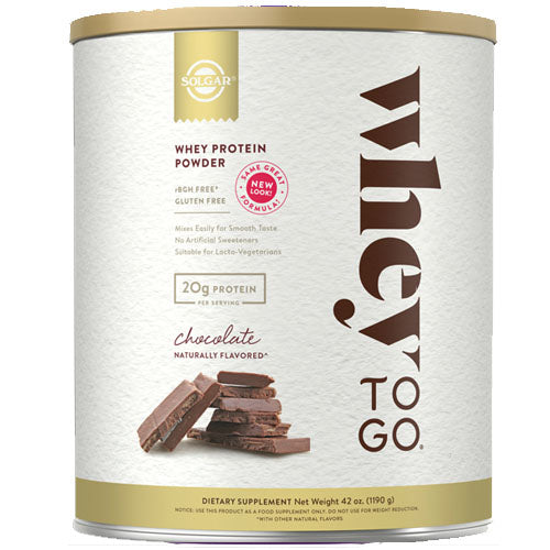 Go Protein Powder SOLGAR WHEY TO GO PROTEIN POWDER CHOCOLATE / 41 OZ – Brooklyn Fare