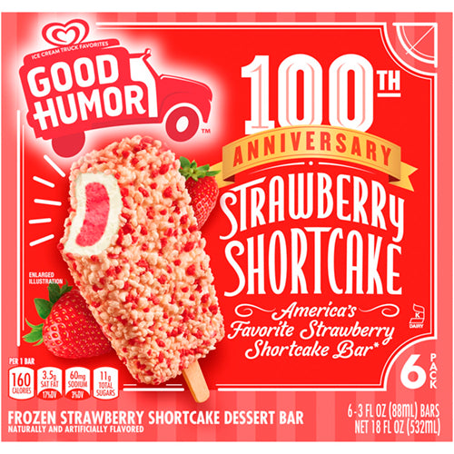 GOOD HUMOR STRAWBERRY SHORTCAKE BAR ICE CREAM / 18 FL OZ – Brooklyn Fare