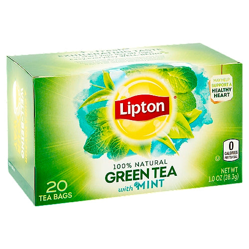 LIPTON GREEN TEA MINT 20 CT – Brooklyn Fare - Main Image