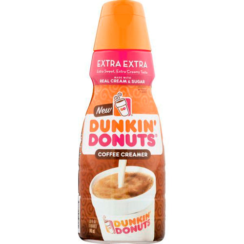 DUNKIN DONUTS COFFEE CREAMER EXTRA EXTRA / 32 FL OZ Brooklyn Fare