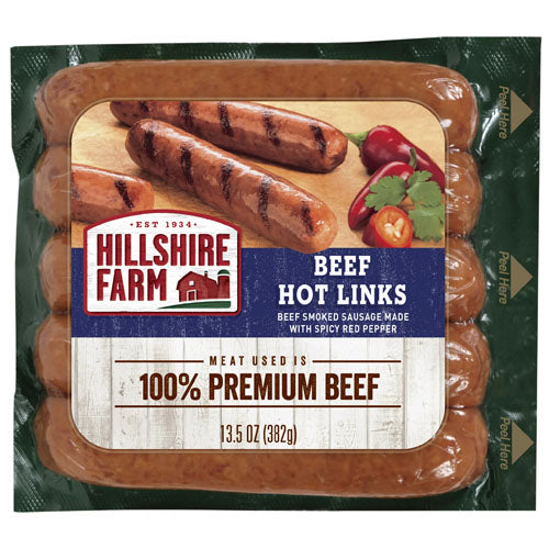 Hillshire beef outlet sausage