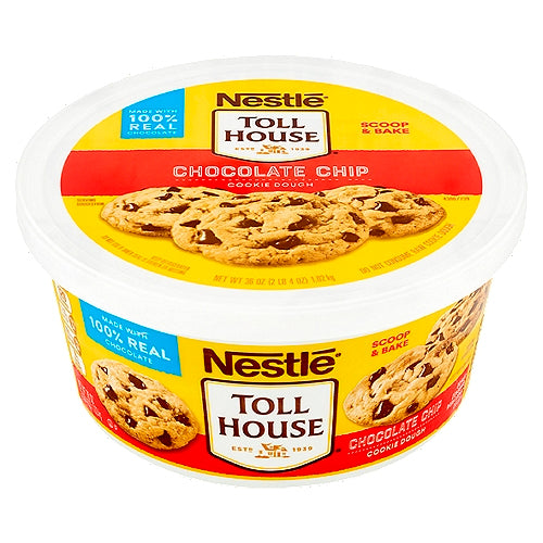Scoop and bake Cookie DOUGH tub - Chocolate chip cookie Flavor (32oz) -  Hayley Cakes and Cookies Hayley Cakes and Cookies