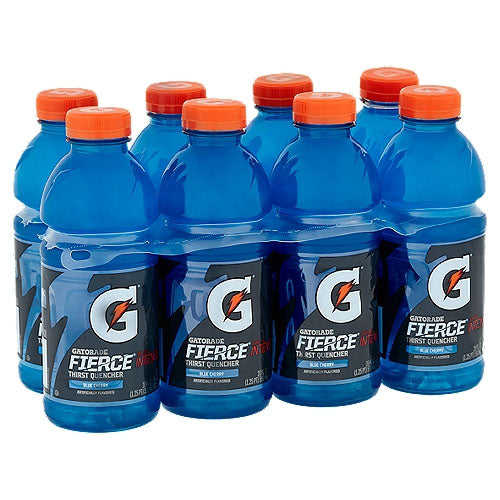 GATORADE FIERCE BOLD & INTENSE BLUE CHERRY THIRST SPORT DRINK