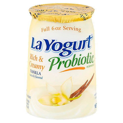 LA YOGURT RICH & CREAMY VANILLA PROBIOTIC YOGURT / 6 OZ Brooklyn Fare