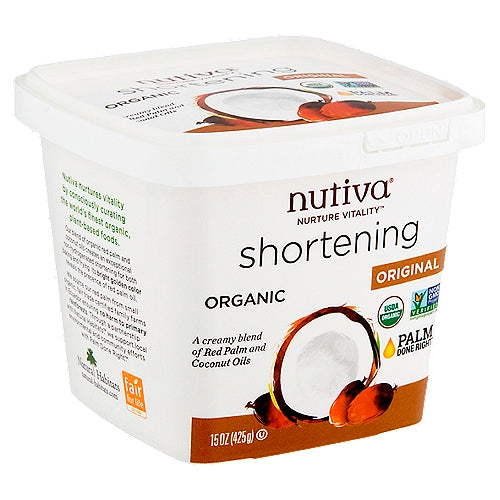 can i use coconut oil instead of palm shortening NUTIVA SHORTENING ORGANIC RED PALM COCONUT OIL / 15 FL OZ – Brooklyn Fare