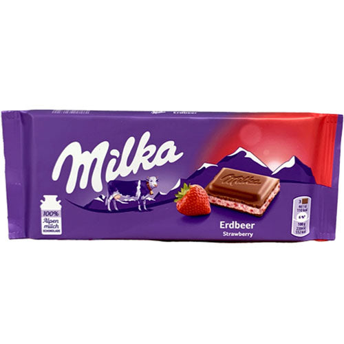 Milka Strawberry Chocolate Bar 300g