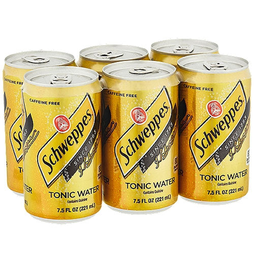 Schweppes Tonic Water 10oz Glass Bottles (Pack of 24)