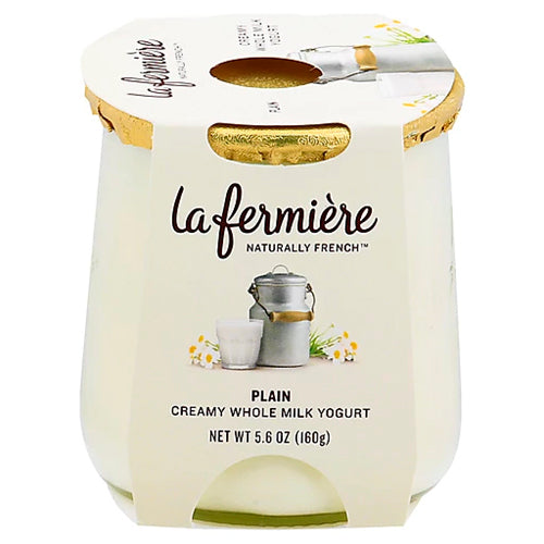 LA FERMIERE PLAIN CREAMY WHOLE MILK YOGURT / 5.6 OZ