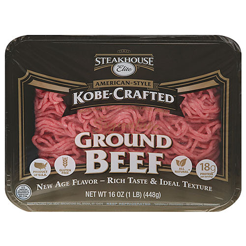 STEAKHOUSE KOBE CRAFTED GROUND BEEF / 16 OZ – Brooklyn Fare