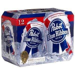 Pabst Beer, Blue Ribbon - 12 pack, 12 fl oz cans